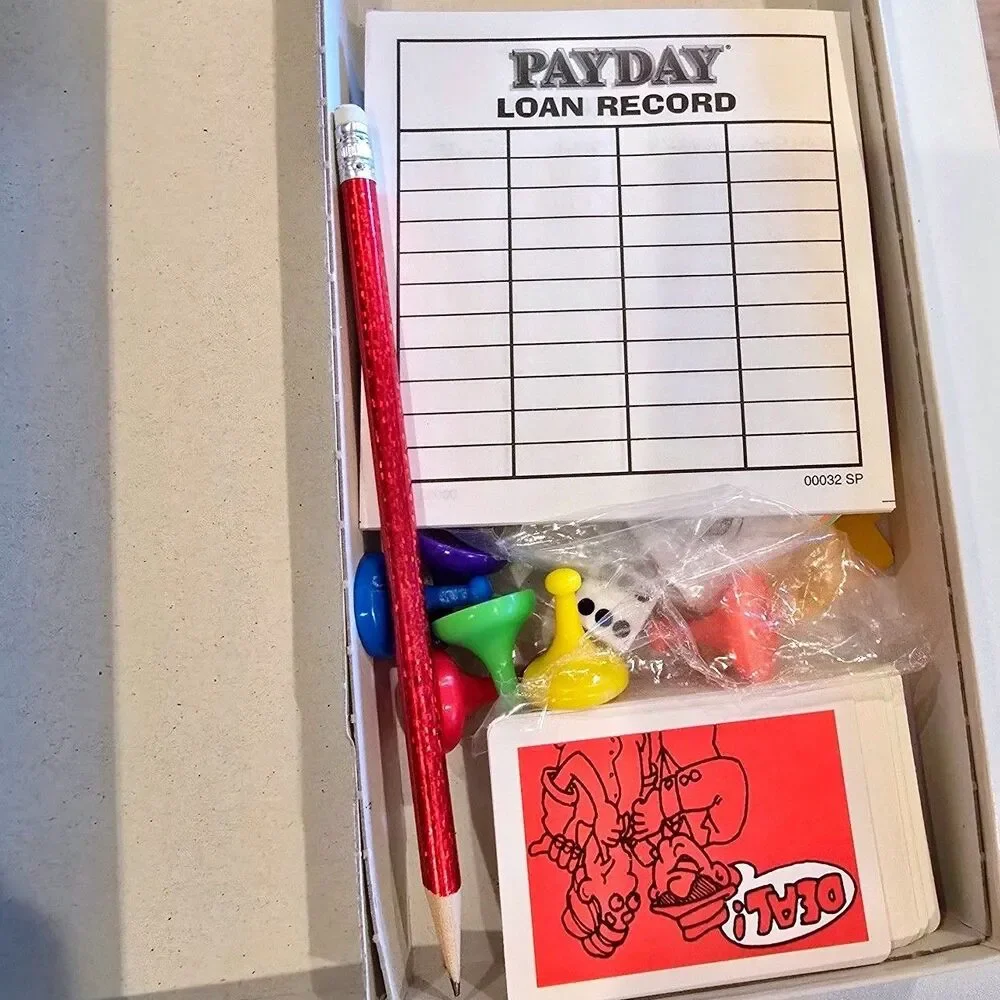 Vintage 1994 Payday Board Game Parker Brothers Classic Retro Family Game 100% Cp